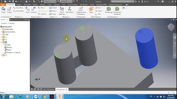 Hướng dẫn các thanh công cụ cơ bản trong môi trường lắp ráp của phần mềm Inventor