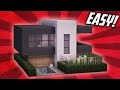 Minecraft: How to make small modern house || tutorial