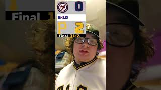 Game 18/162: Nationals- 0 VS Pirates- 2 (Dad's team)