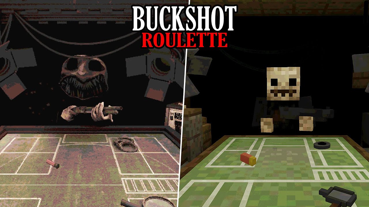 Buckshot Roulette In Minecraft Map Full Gameplay - YouTube