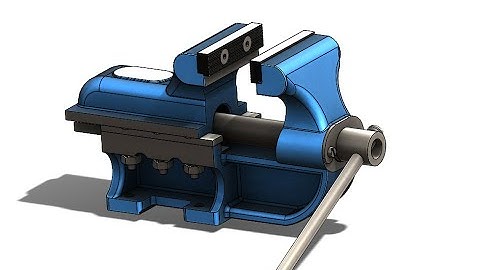 SolidWorks Assembly project : Bench Vise