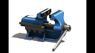 SolidWorks Assembly project : Bench Vise