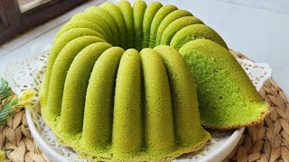 Use This Method to Make Soft and Moist Sponge Cake | Pandan Coconut Sponge Cake