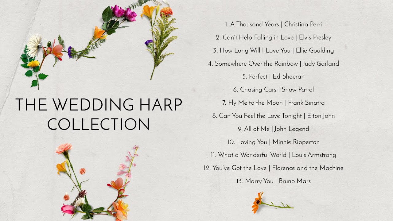 THE WEDDING HARP COLLECTION | Popular Songs for Modern Weddings