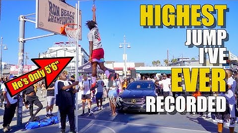 5'6" Anthony Height Records the HIGHEST Jump EVER!