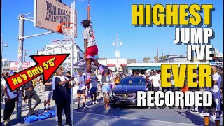 5'6' Anthony Height Records the HIGHEST Jump EVER!