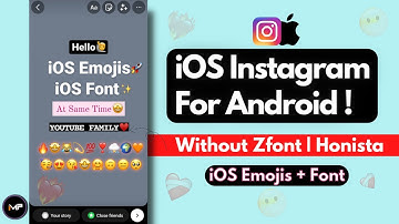 iOS 𝗘𝗠𝗢𝗝𝗜𝗦 And iOS 𝗙𝗢𝗡𝗧𝗦 Together On Instagram ✨| Instaflow New update !