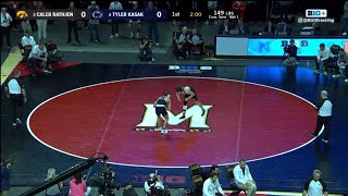 Tyler Kasak(PSU) vs Caleb Rathjen(IOWA) 3/10/24 (Jeff Byers Radio Call)