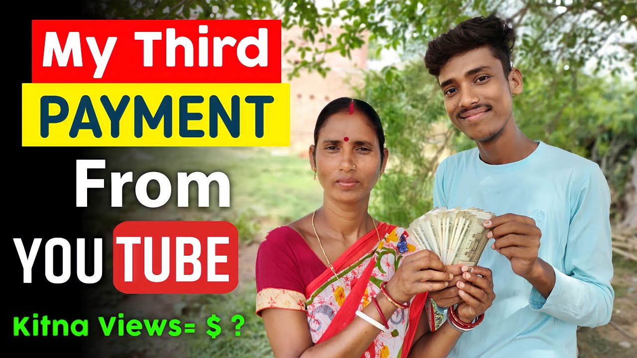 My Third YouTube Payment 🤑