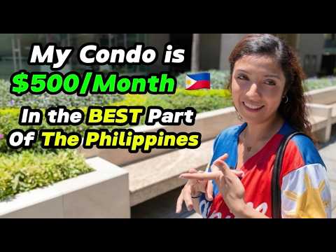 I Live In BGC, Philippines For $500/Month Rent - Take A Look Inside My Apartment