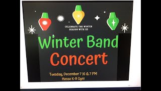 Hesse Winter 2021 Band Concert
