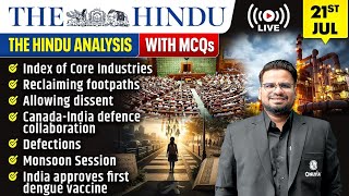 The Hindu Analysis | 21st July 2026 | The Hindu Newspaper - Practice Questions | Prashant Sir