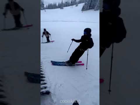 Skier boostin’ straight