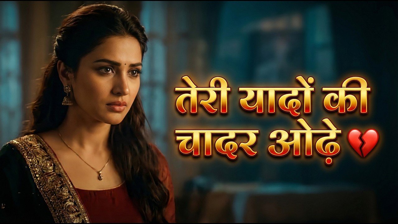 Teri Yaadon Ko Chadar Odhe 💞 | Deep Emotional Hindi Love Song | तेरी यादों की चादर | Top Ten Music