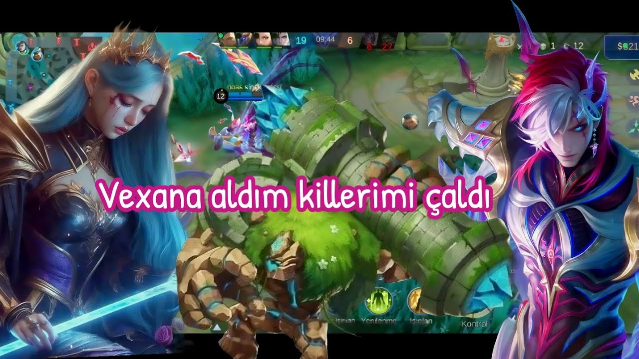 EXP DE AAMON OYNAYAN SAMET  MOBİLE LEGENDS AAMON GROCK VEXANA 
