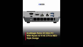 AceMagic Retro X5 Mini PC with Ryzen AI 9 and NES Design