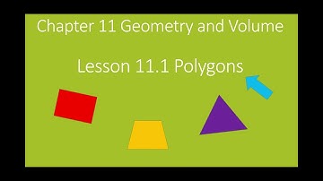 Lesson 11.1 Polygons