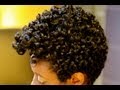 Natural Hair | Transition Style | Cute Curly Fro