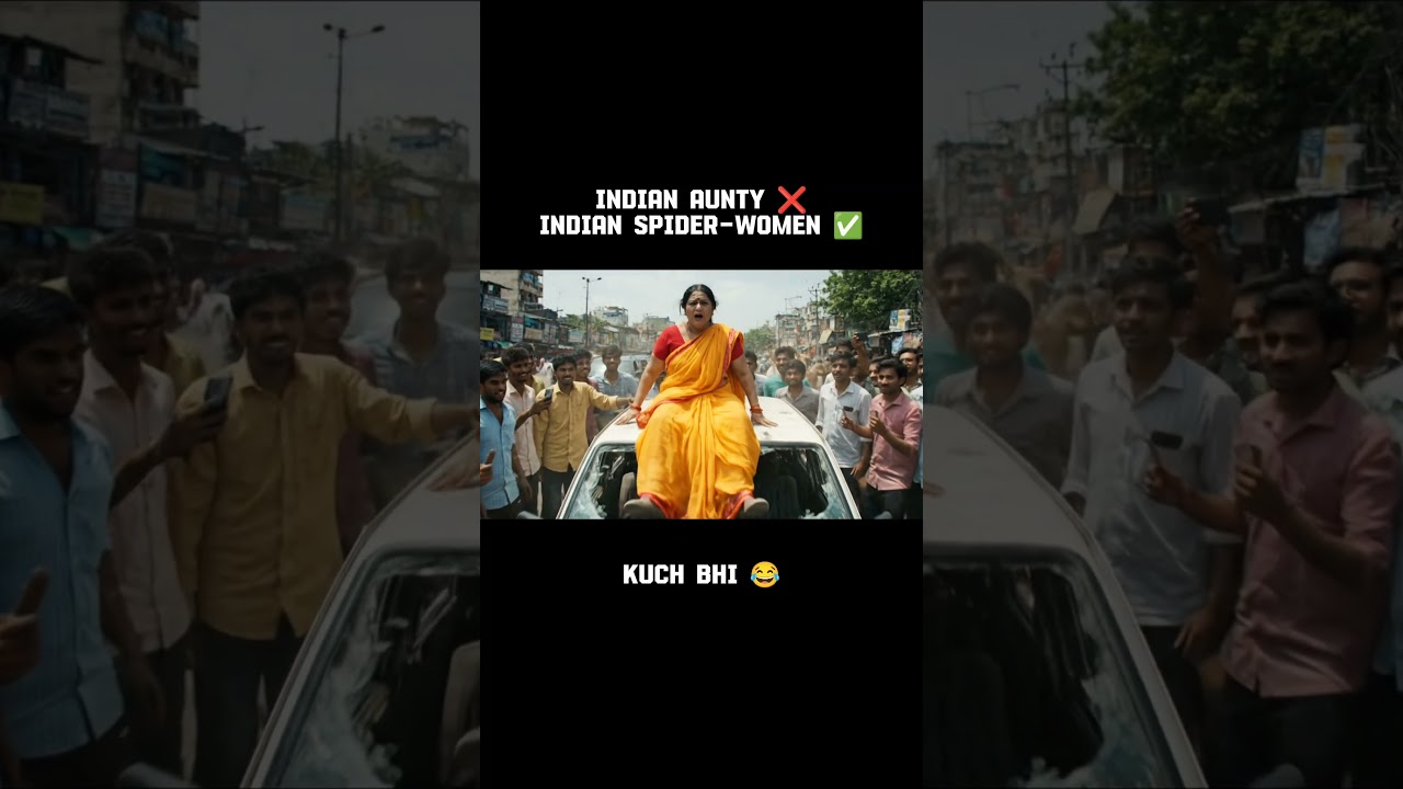 Spider-Aunty 😂 