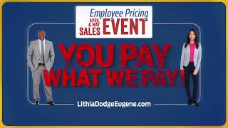Player Profile The Employee Price Plus Sales Event is Going on Now to Lithia Chrysler Jeep Dodge Ram of Eugene!