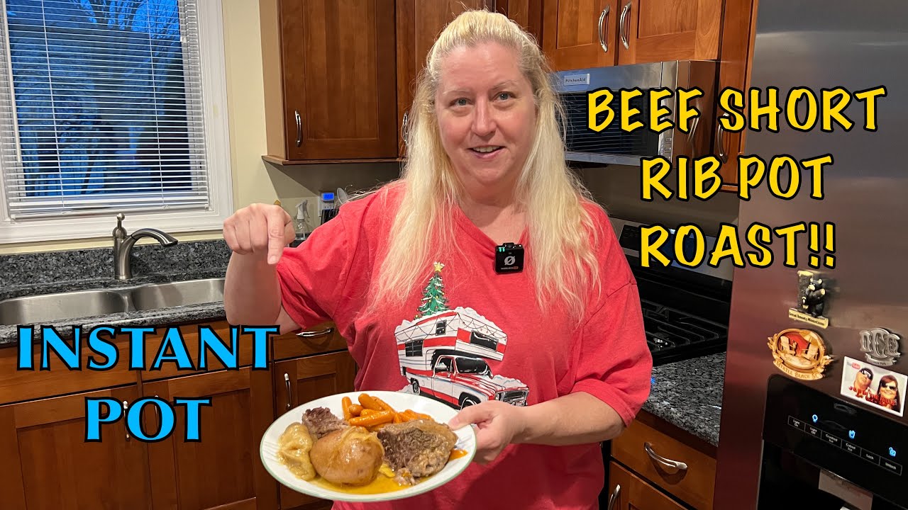 Boneless Beef Short Rib Pot Roast in the “Instant Pot” Pressure Cooker ...