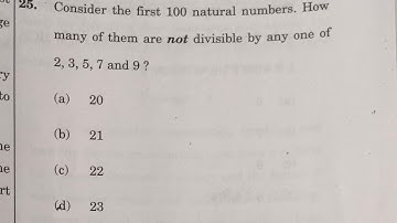Consider the first 100 natural numbers. How many of them are not divisible by any one of 2, 3, 5, 7