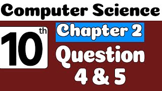 10th Class Computer Book Chapter 2 | Exercise | Class 10 Computer Chapter 2 | SNC 2023 | PTTB |