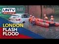 Thunderstorms in London cause severe flash flooding