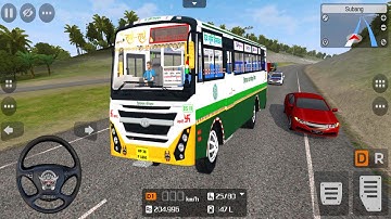 Download HRTC TATA BS6 BUS MOD | BUSSID New Bus Mod - Bus Simulator Indonesia Android Gameplay