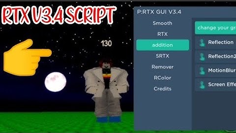 ROBLOX RTX V3.4 SCRIPT using FLUXUS EXECUTOR played at THE CHOSEN ONE - script link on comments