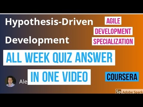 hypothesis driven development quiz answers