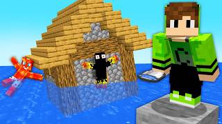INUNDEI O MUNDO DOS MEUS AMIGOS no MINECRAFT!