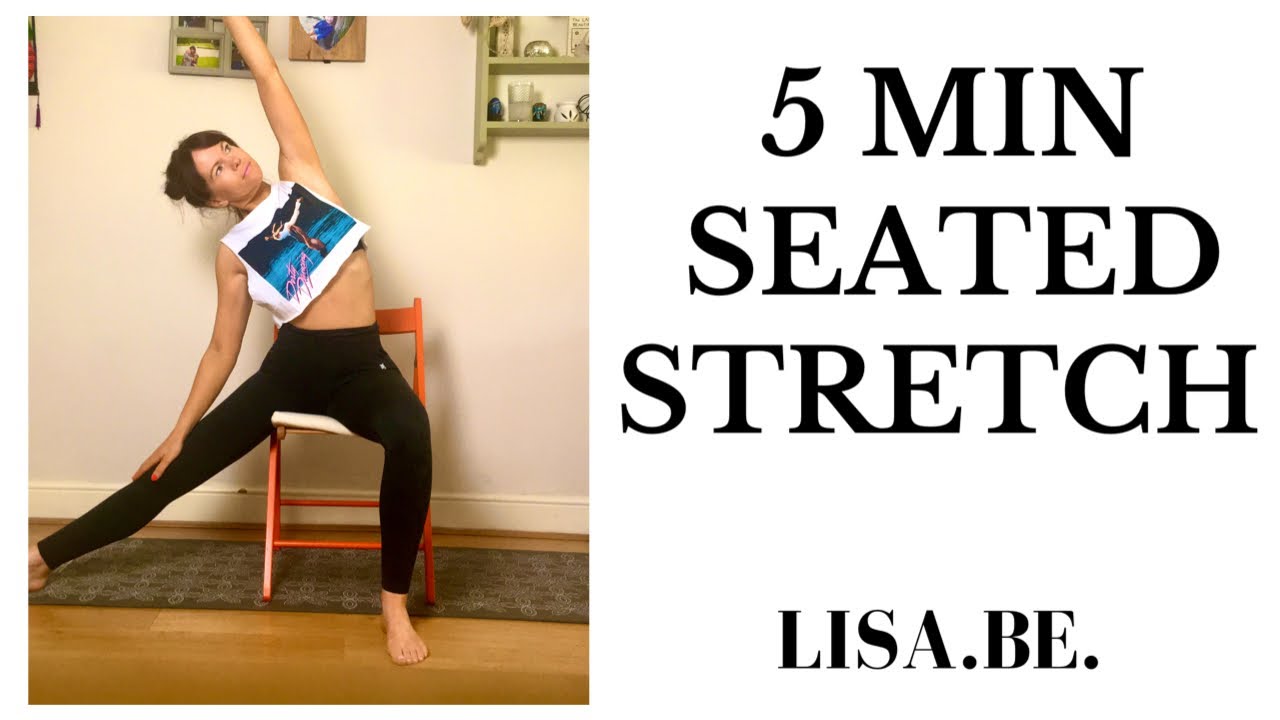 5 Minutes Chair Stretch great for office workers, back pain, before