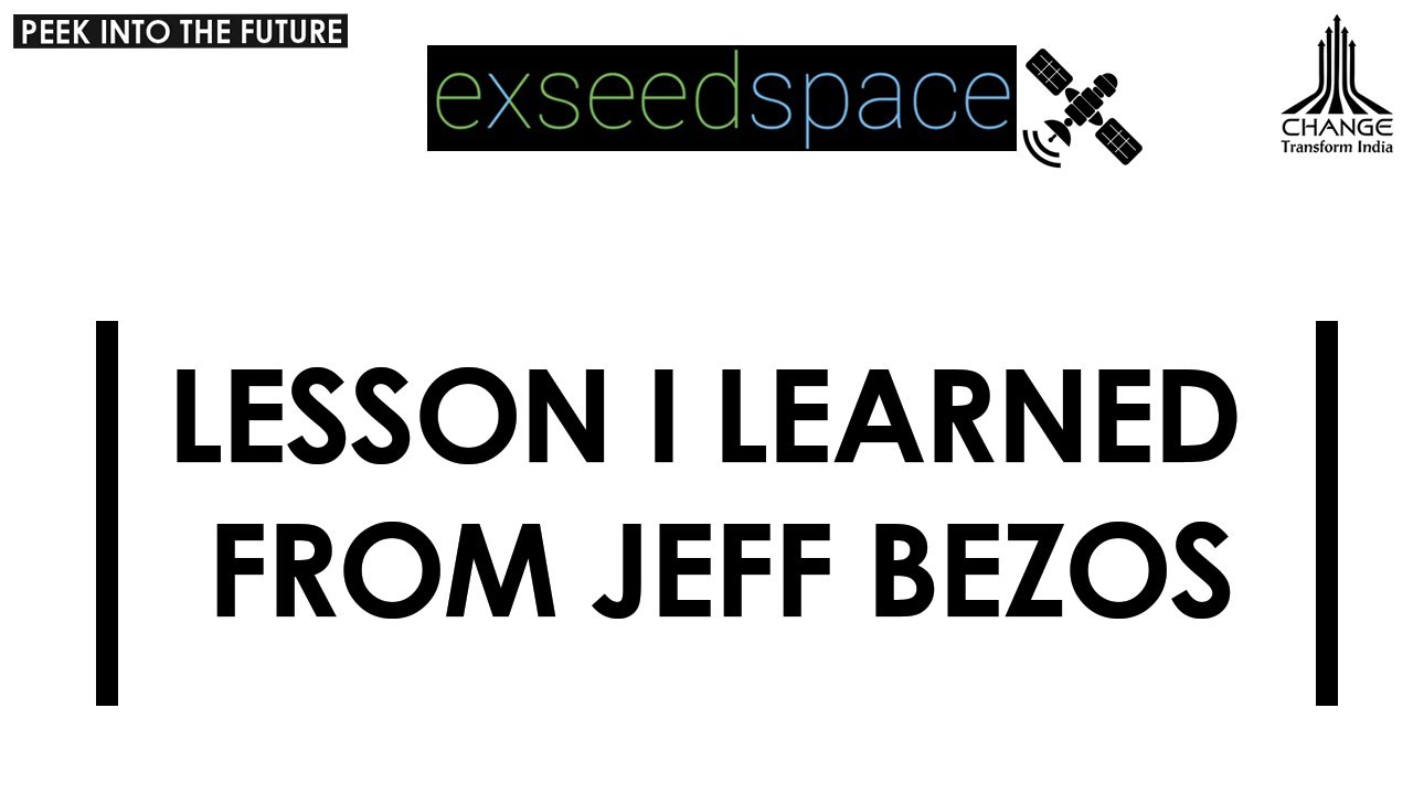 JEFF BEZOS & ME - MAHESH MURTHY - MARKETER, INVESTOR, FOUNDER - EXCEED SPACE
