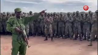 this how  Ugandan army inter tain the officials
