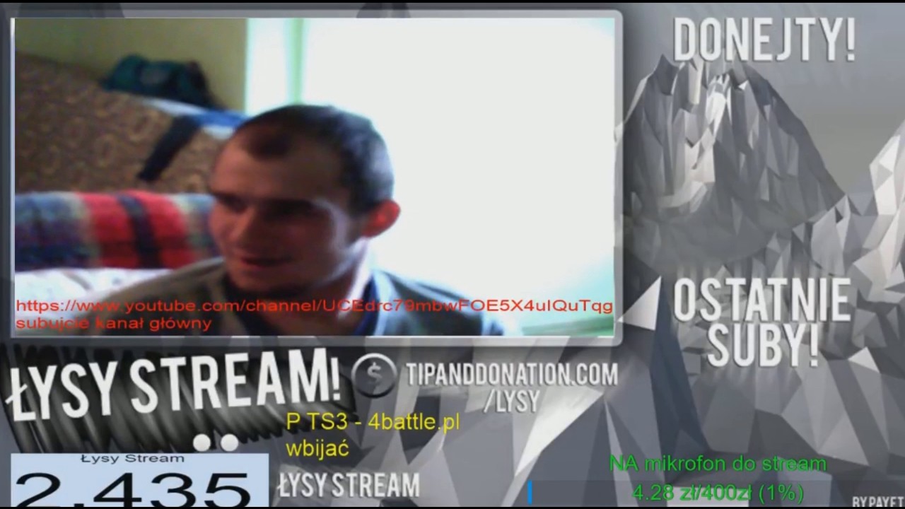Łysy stream-Dildują mnie :D