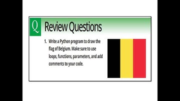 FLAG OF BELGIUM CODING WITH PYTHON