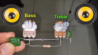 Buat tone control Treble dan Bass langsung pasang pada Pam 8610 suaranya...