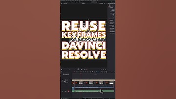 Copy Paste Keyframes DaVinci Resolve