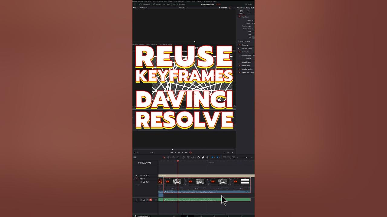 Copy paste keyframes davinci resolve youtube
