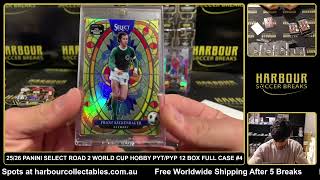 Break #4 - 25/26 Panini Select Road To World Cup 2026 Hobby PYT/PYP 12 Box Full Case