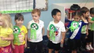 Willow Bend Learning Center - Preschoolers sing for dad.MOV
