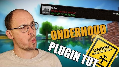 JE SERVER IN ONDERHOUD || Minecraft Plugin Tutorial [Nederlands/Dutch]