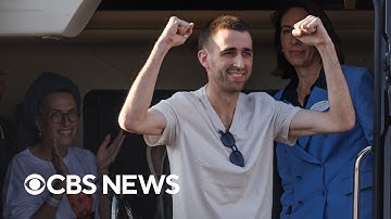 Watch: Israeli hostages reunite with their families after two years in Hamas captivity