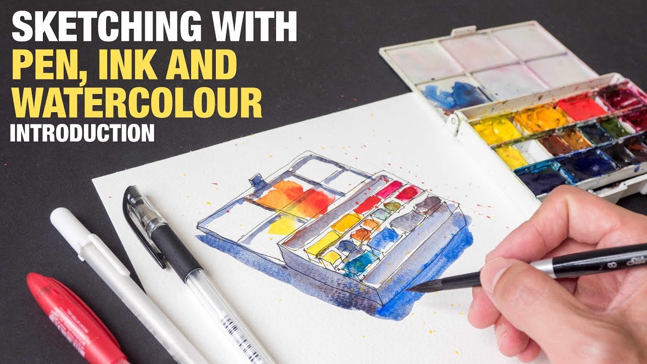 The Best Pens for Watercolor  Watercolor painting techniques