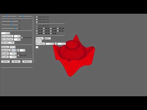 OpenGL-3D wave animation