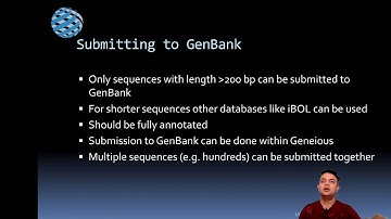 Annotation and Genbank submission