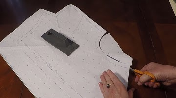 Front Bodice Pivot Dart adding Seam Allowance Full Scale