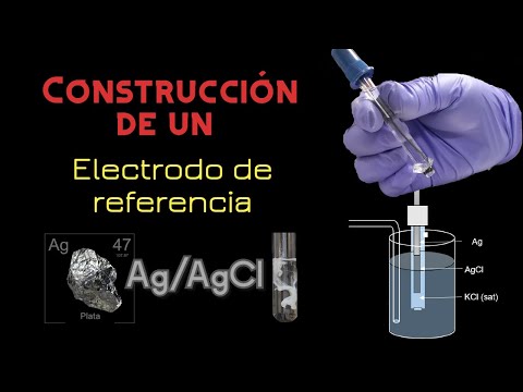 Construcción de un electrodo de referencia Ag/AgCl
