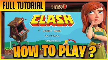 How To Play New Arcade Game In Clash Of Clans Full Tutorial Coc 10th Anniversary Update Clash Game